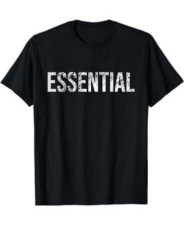 ESSENTIALS T-Shirt Black For Men